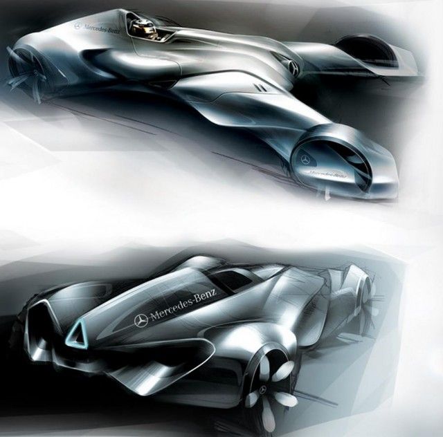 F1futuristic concept car | wordlessTech