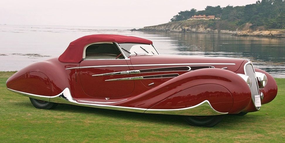 Best Art Deco car ever? The 1939 Delahaye 165 M Figoni & Falaschi cabriolet was created for the New York World’s Fair