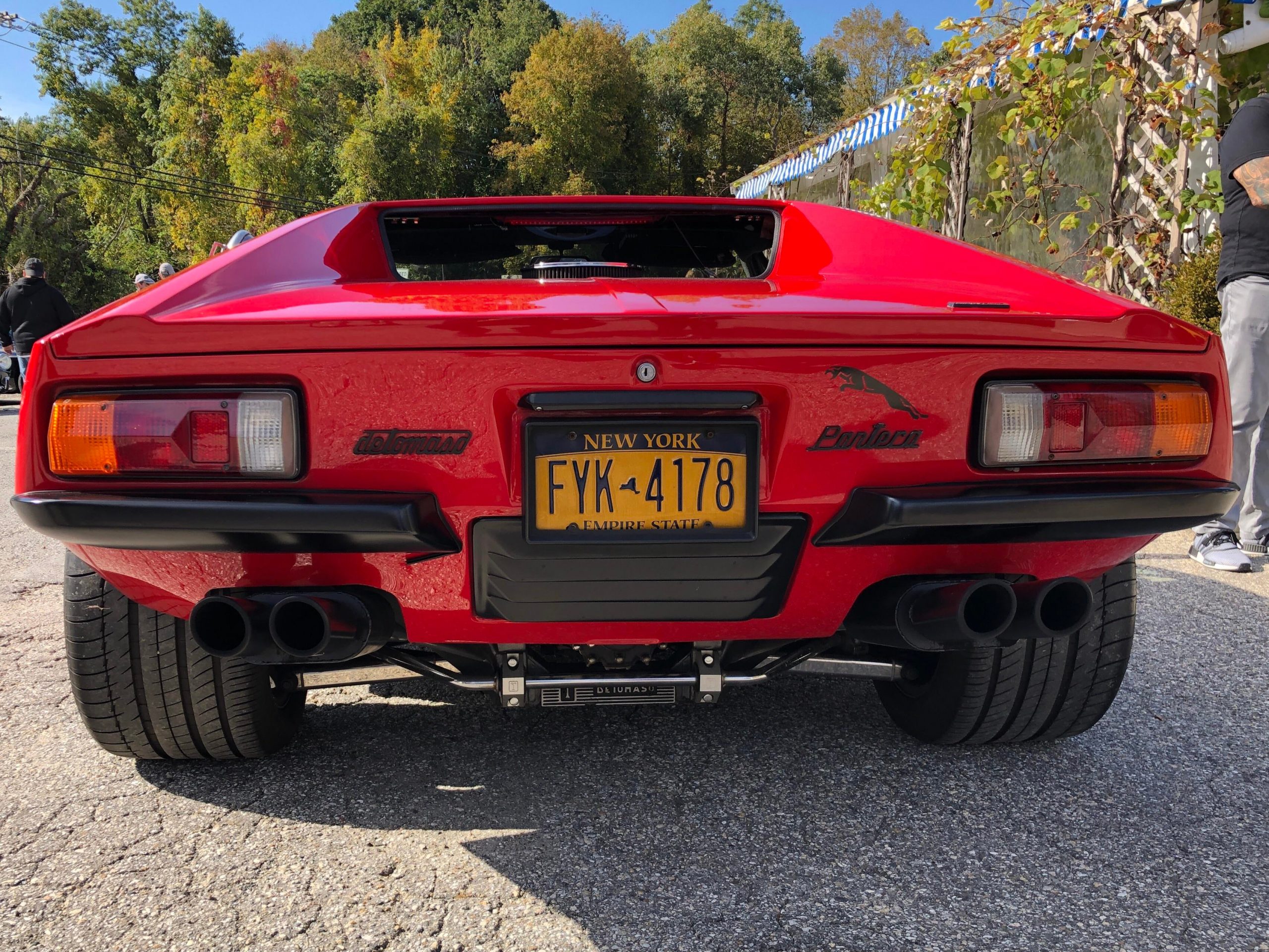 Of all the money shots from my local cars and coffee this morning, this is just my favorite. Behind a ‘ 74 Pantera.