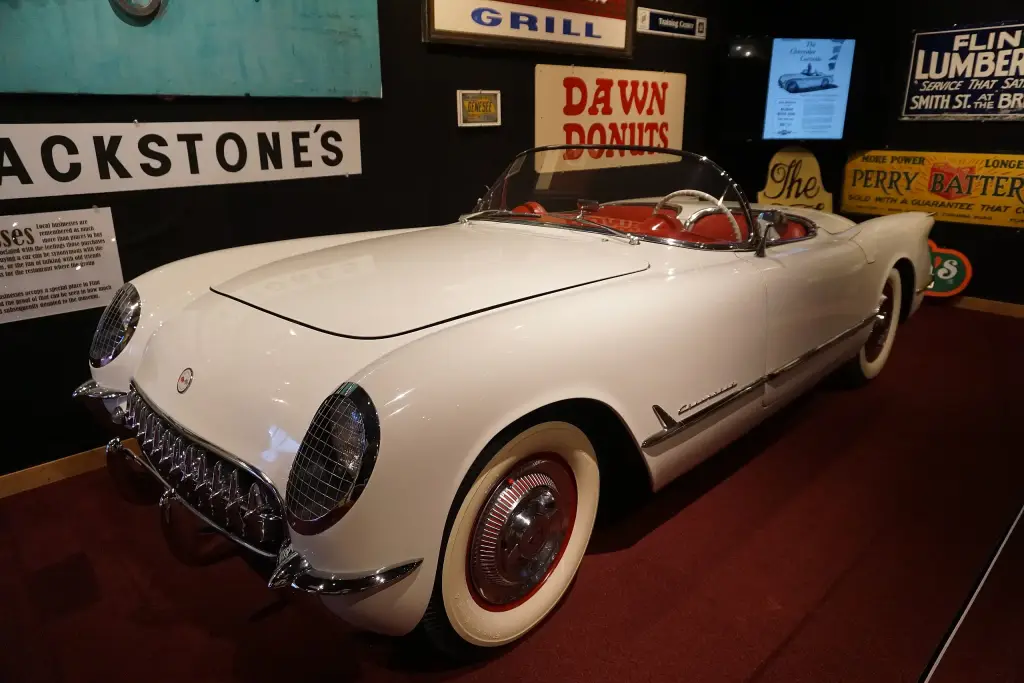 1953 Chevrolet Corvette at the Sloan Museum in Flint