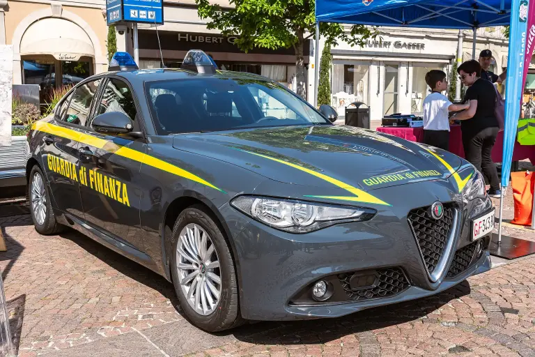 Alfa Romeo Giulia with shield grille