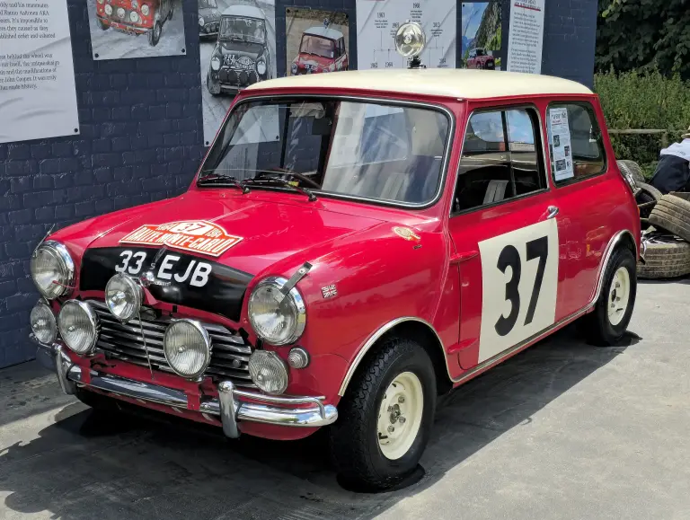 1963 Morris Mini Cooper S on the Monte Carlo Rally